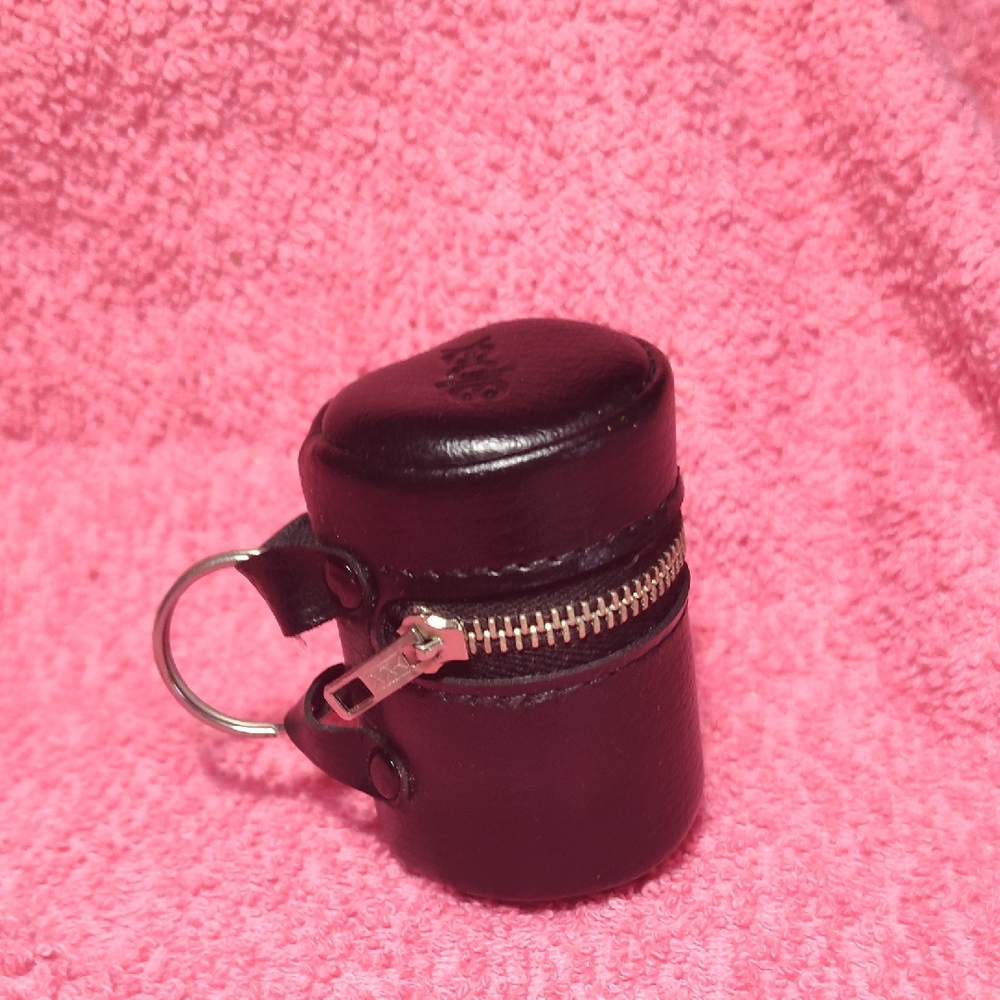 Leather Mini Keychain 35 Film Case - Black